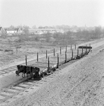 167473 Afbeelding van de rongenwagen 3184 391 0 010-4 (type Rs) van de N.S. op het terrein van de Hoofdwerkplaats ...